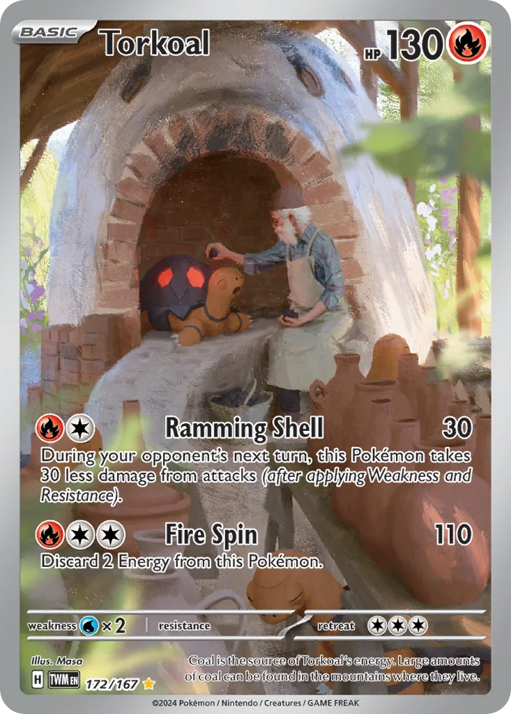 Torkoal 172/167 Twilight Masquerade (Holo)