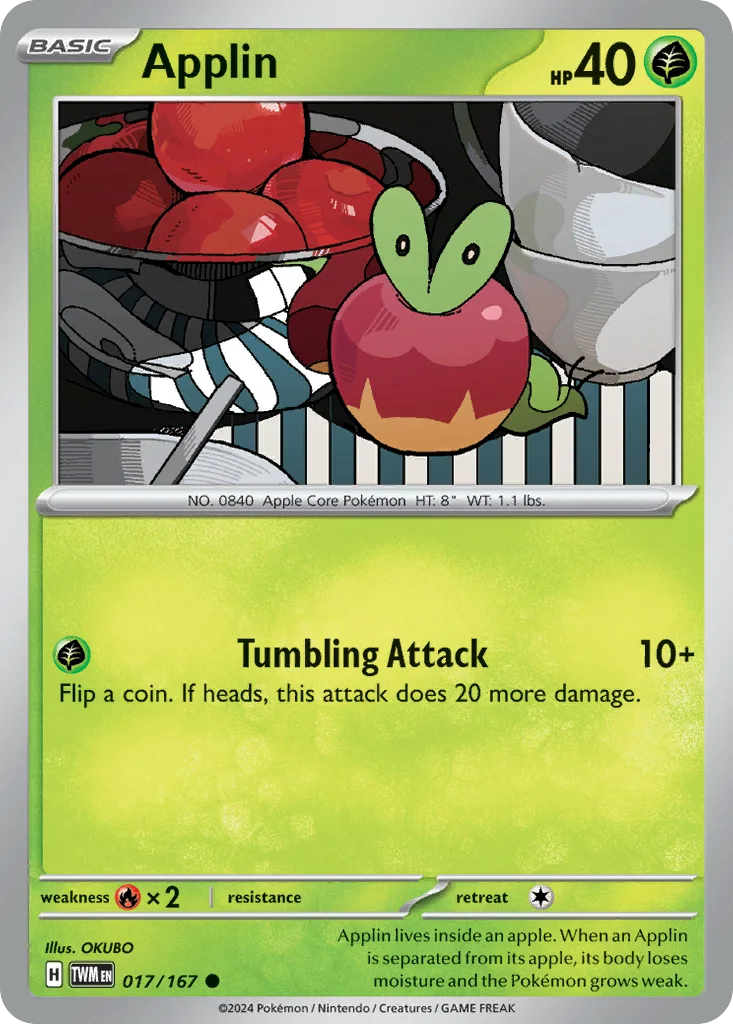 Applin 017/167 Twilight Masquerade (Normal)