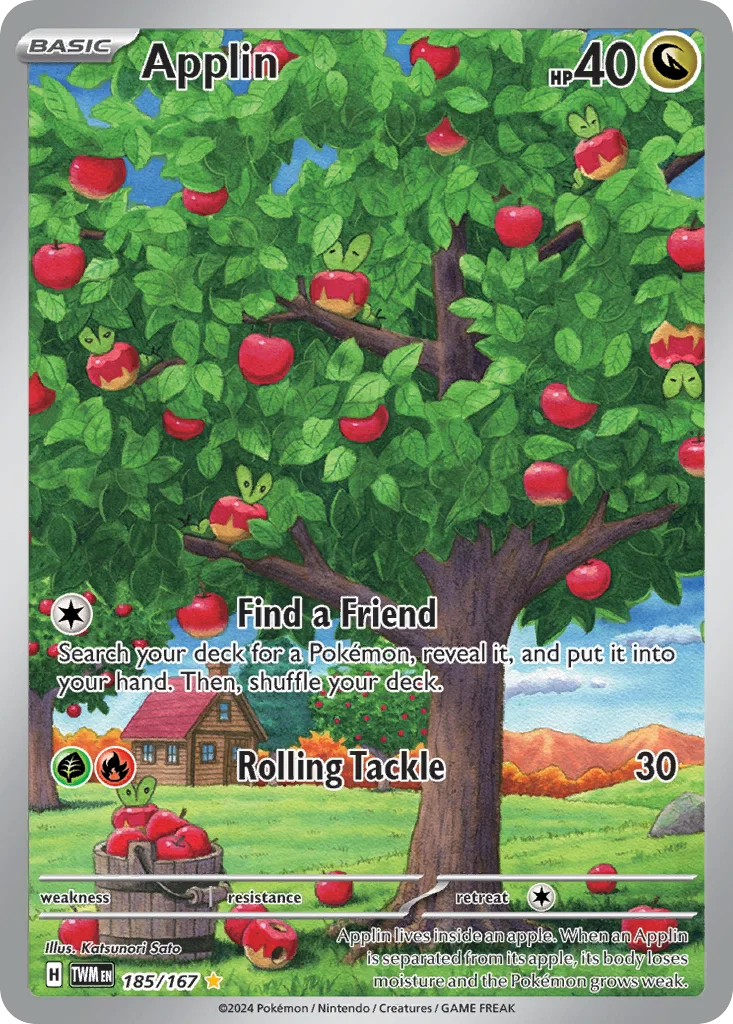 Applin 185/167 Twilight Masquerade (Holo)