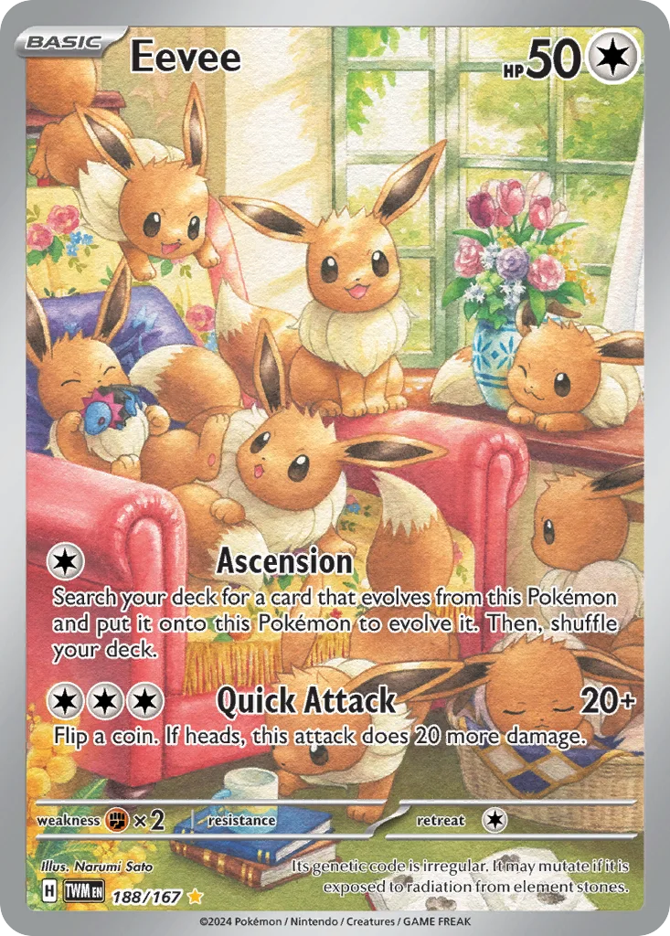 Eevee 188/167 Twilight Masquerade (Holo)