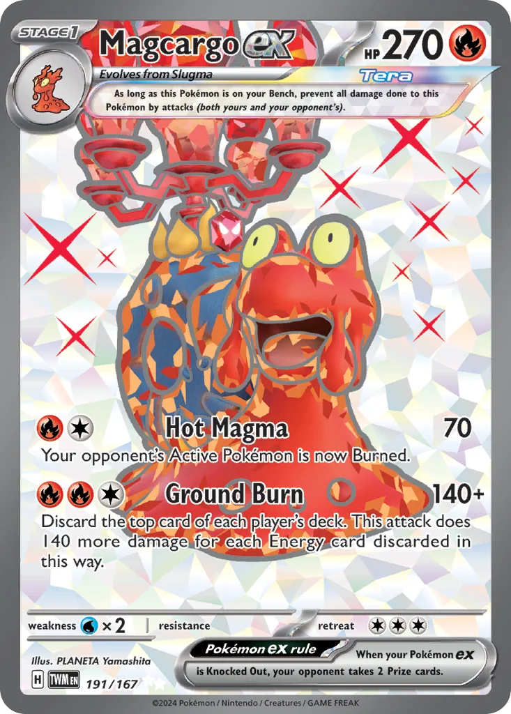 Magcargo ex 191/167 Twilight Masquerade (Holo)