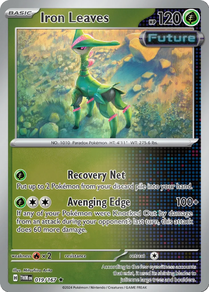 Iron Leaves 019/167 Twilight Masquerade (Reverse holo)