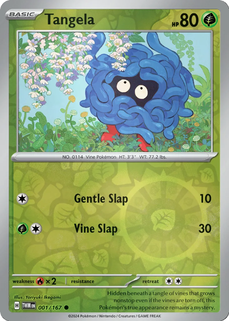 Tangela 001/167 Twilight Masquerade (Reverse holo)