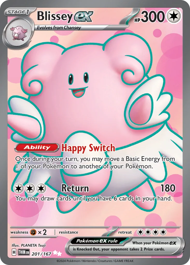 Blissey ex 201/167 Twilight Masquerade (Holo)