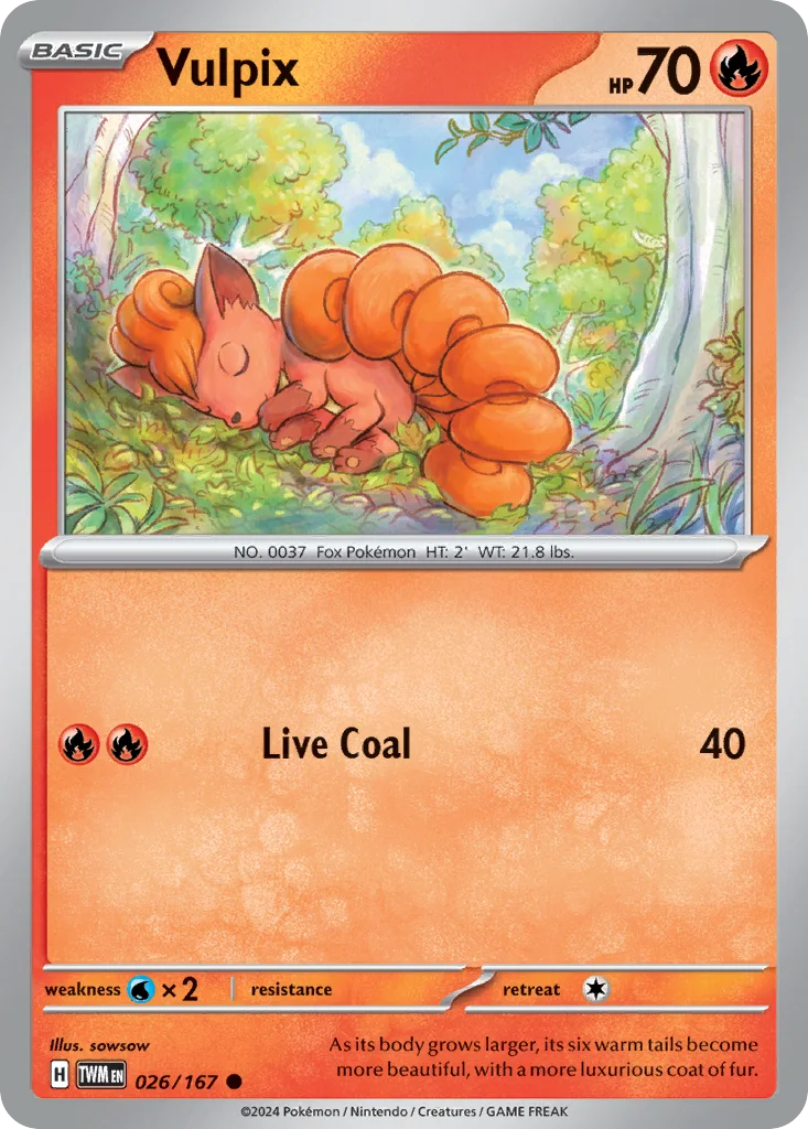 Vulpix 026/167 Twilight Masquerade (Normal)