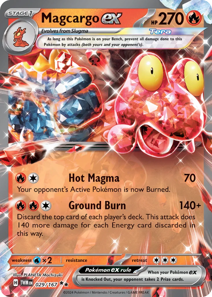 Magcargo ex 029/167 Twilight Masquerade (Holo)