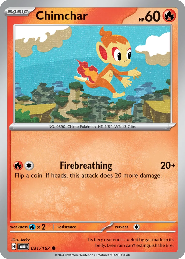 Chimchar 031/167 Twilight Masquerade (Normal)