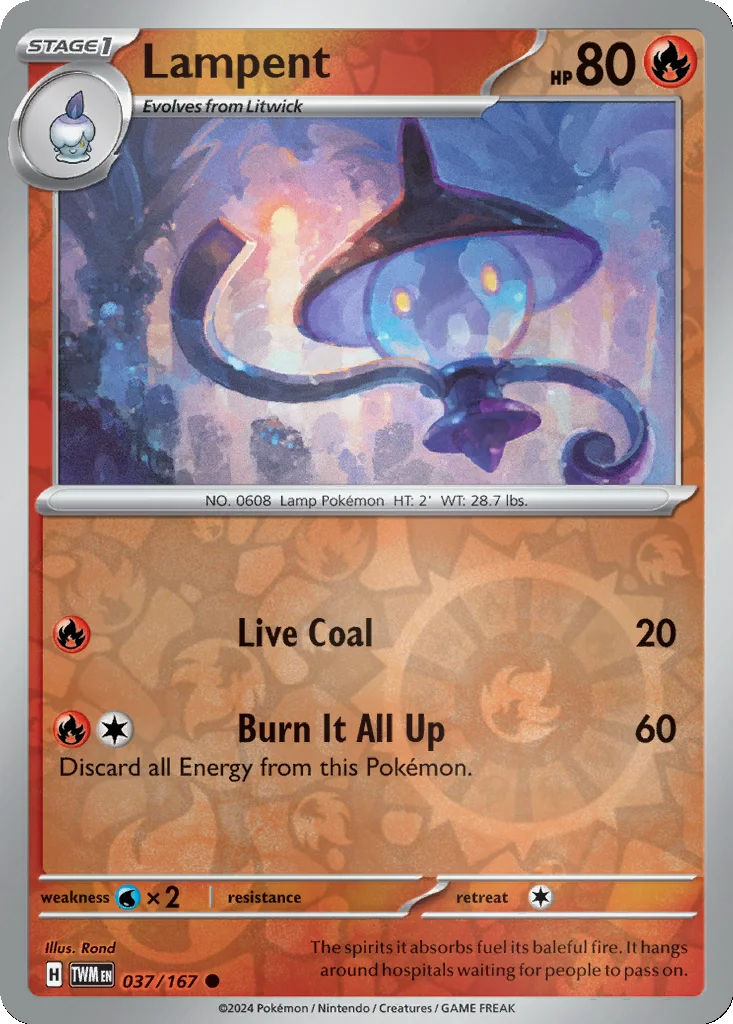 Lampent 037/167 Twilight Masquerade (Reverse holo)