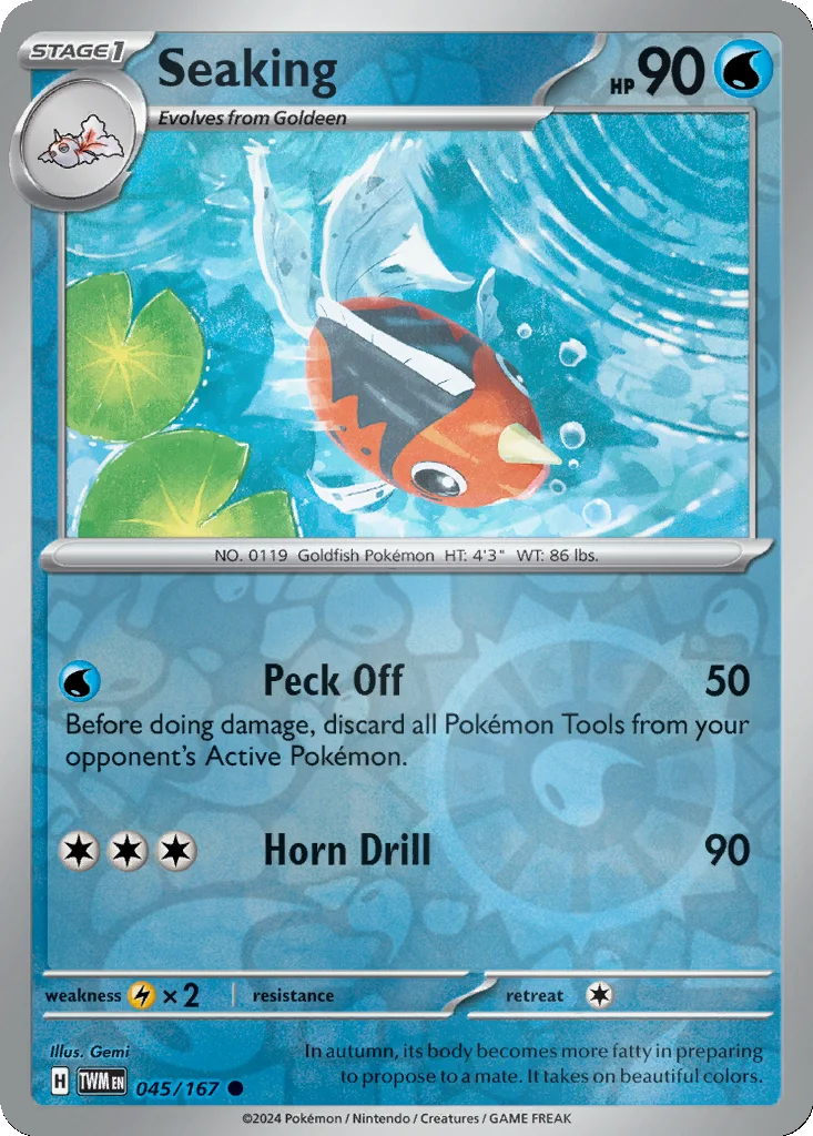 Seaking 045/167 Twilight Masquerade (Reverse holo)