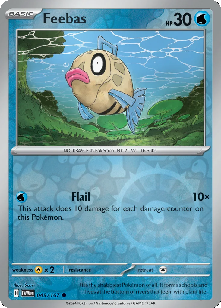 Feebas 049/167 Twilight Masquerade (Reverse holo)