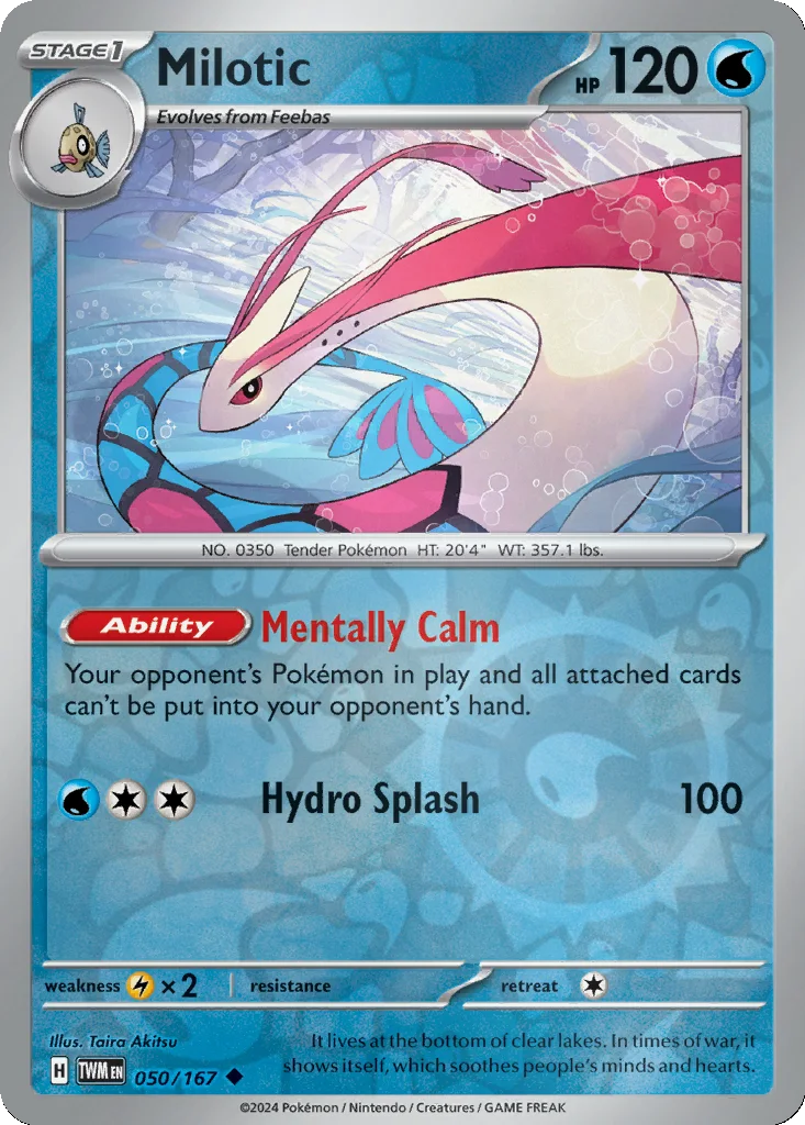 Milotic 050/167 Twilight Masquerade (Reverse holo)