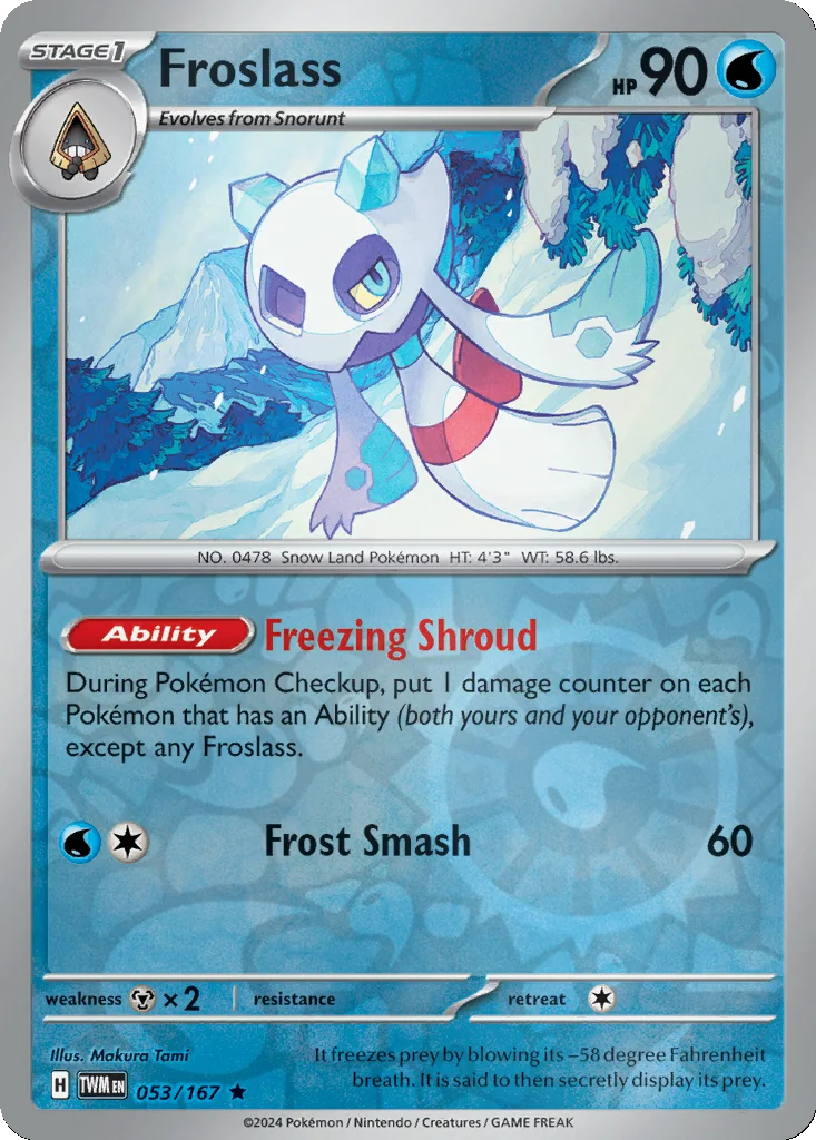 Froslass 053/167 Twilight Masquerade (Reverse holo)