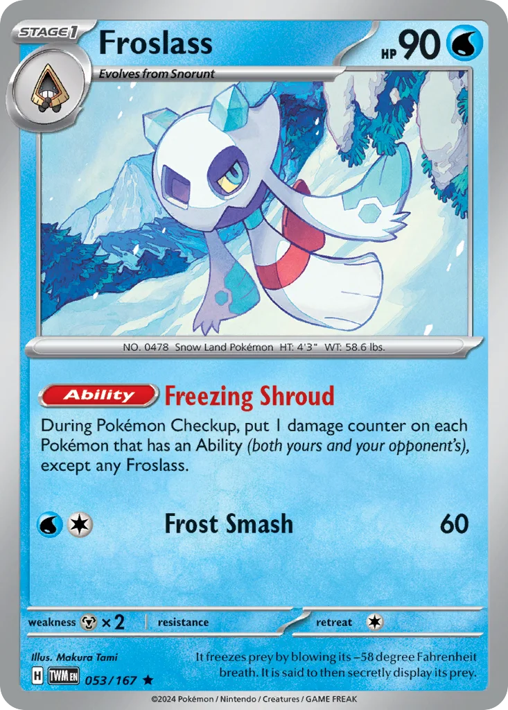 Froslass 053/167 Twilight Masquerade (Build & Battle Deck)