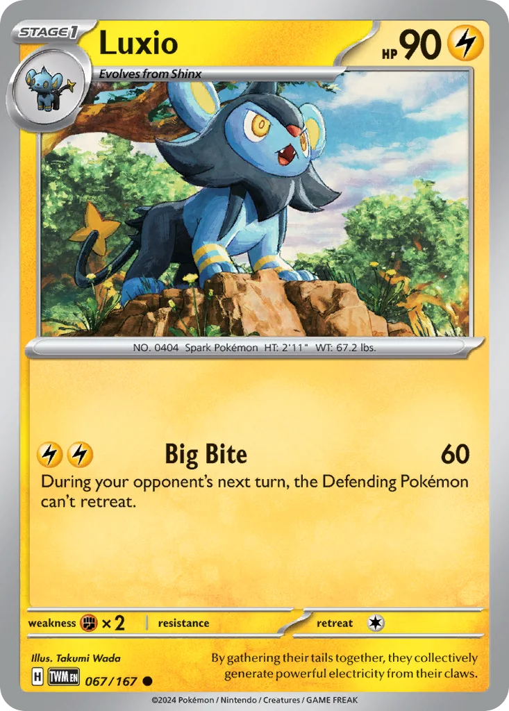 Luxio 067/167 Twilight Masquerade (Normal)