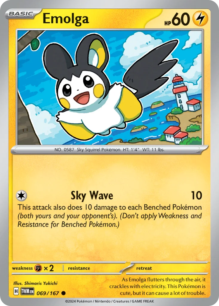 Emolga 069/167 Twilight Masquerade (Normal)