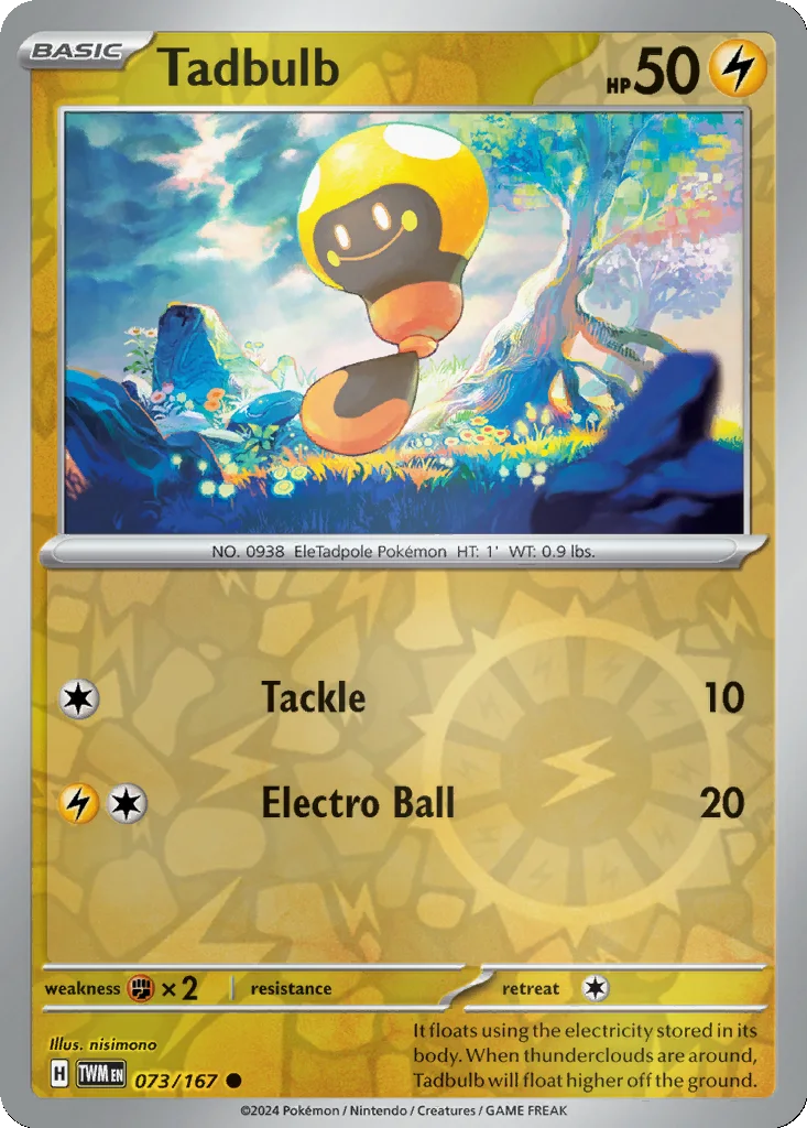 Tadbulb 073/167 Twilight Masquerade (Reverse holo)