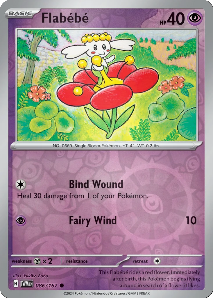 Flabébé 086/167 Twilight Masquerade (Reverse holo)