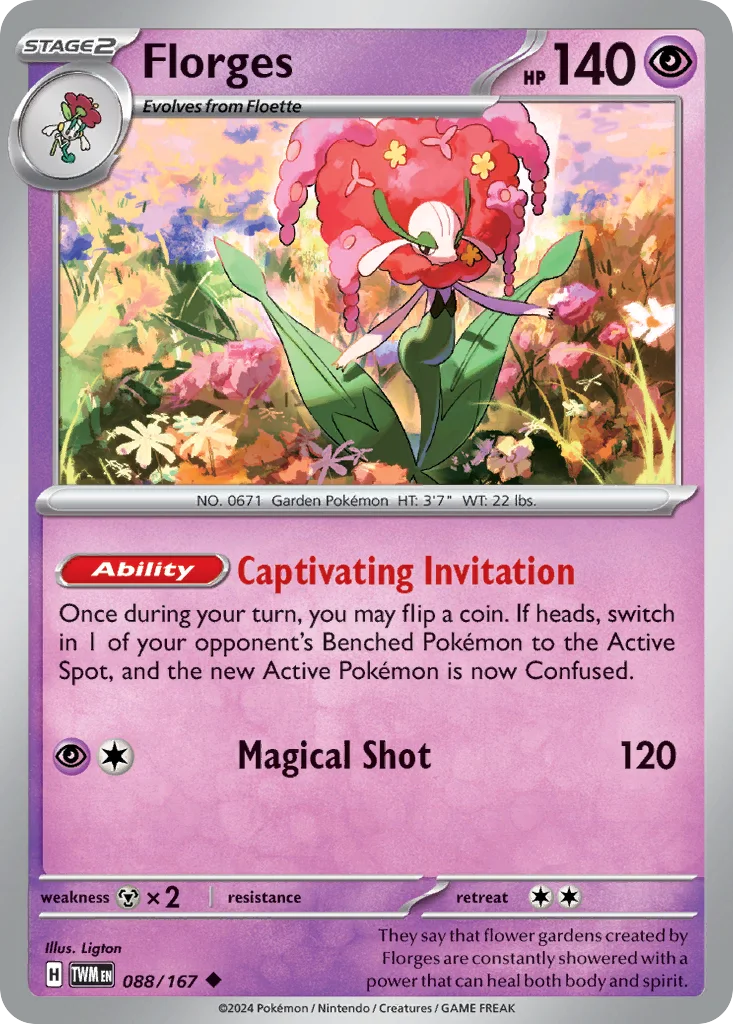 Florges 088/167 Twilight Masquerade (Normal)