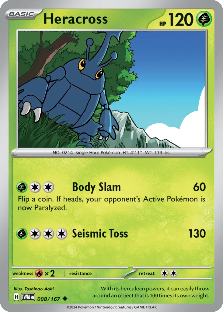 Heracross 008/167 Twilight Masquerade (Normal)