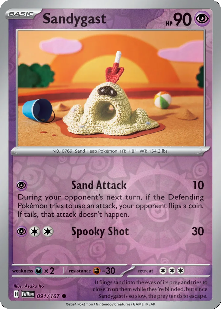 Sandygast 091/167 Twilight Masquerade (Reverse holo)
