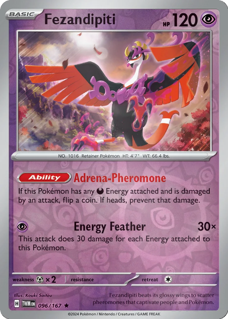 Fezandipiti 096/167 Twilight Masquerade (Reverse holo)