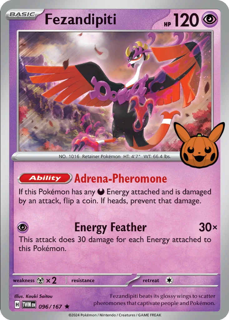 Fezandipiti 096/167 Twilight Masquerade (Trick or Trade 2024)