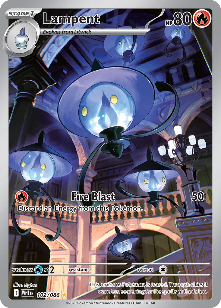 Lampent 102/086 White Flare (Holo)
