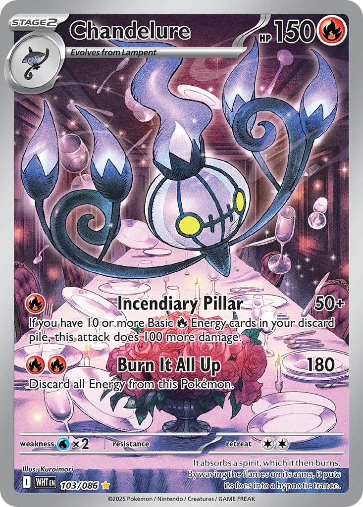 Chandelure 103/086 White Flare (Holo)