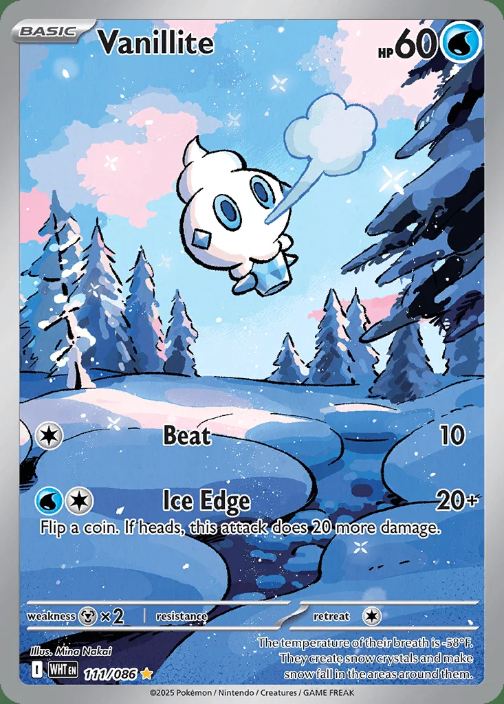 Vanillite 111/086 SV: White Flare (Holo)