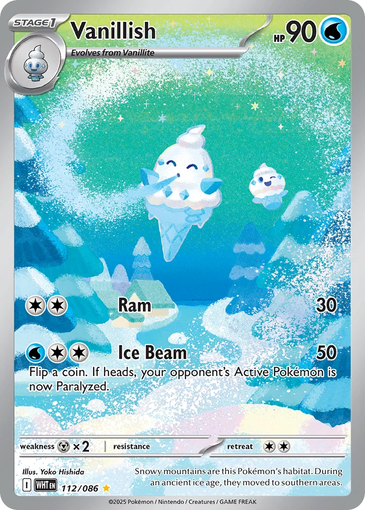 Vanillish 112/086 White Flare (Holo)