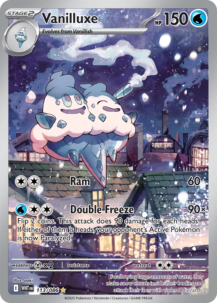 Vanilluxe 113/086 White Flare (Holo)