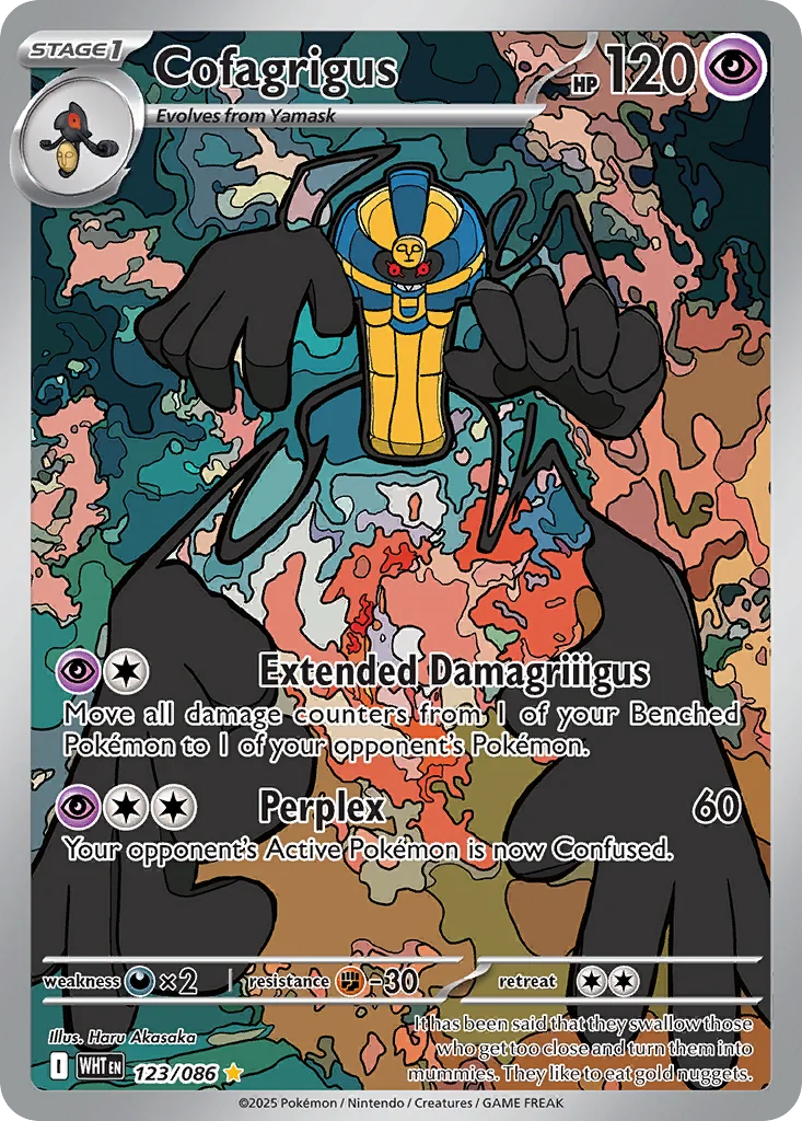 Cofagrigus 123/086 White Flare (Holo)