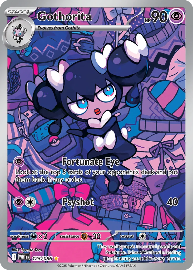 Gothorita 125/086 White Flare (Holo)