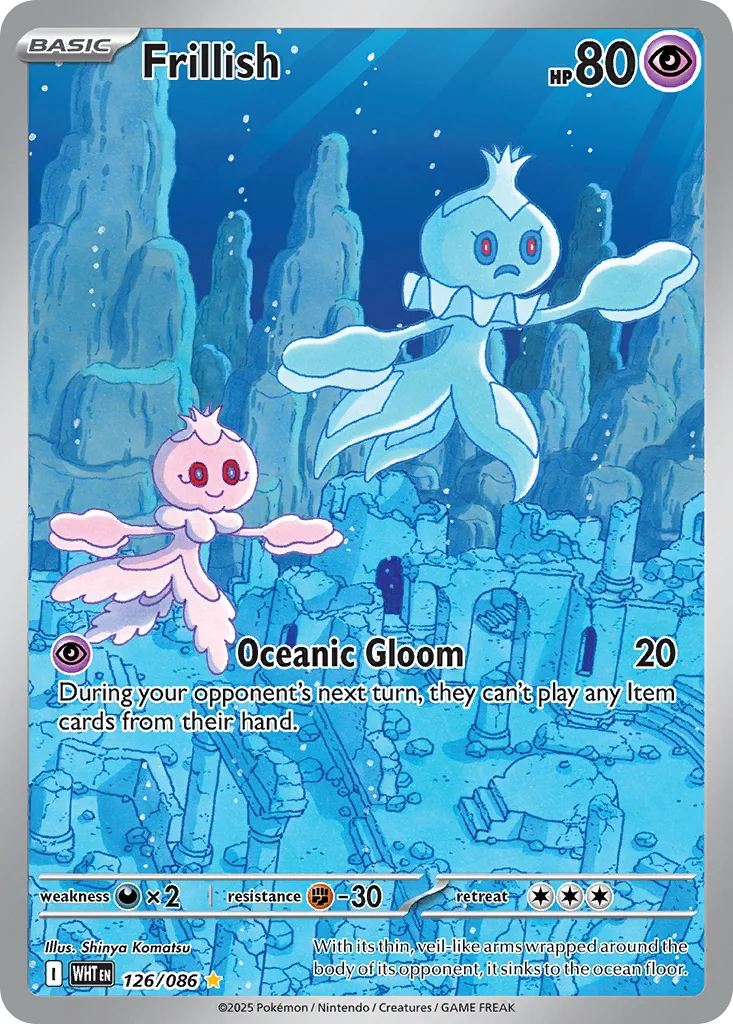 Frillish 126/086 White Flare (Holo)