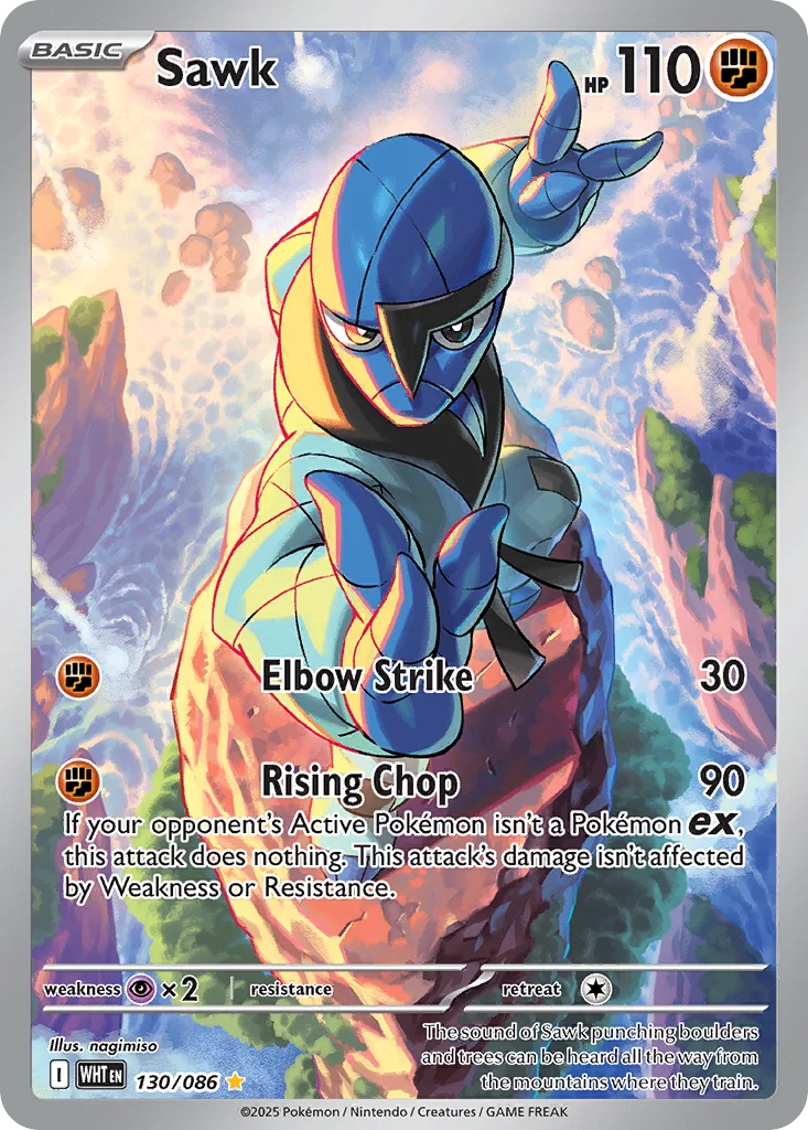 Sawk 130/086 White Flare (Holo)