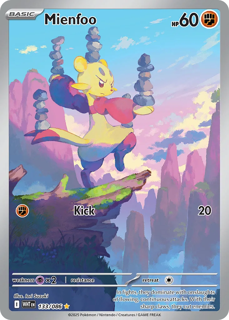 Mienfoo 133/086 White Flare (Holo)