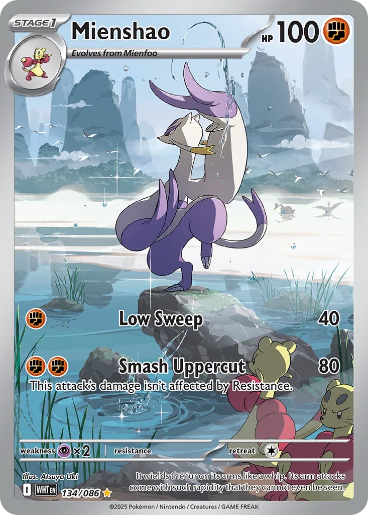 Mienshao 134/086 White Flare (Holo)