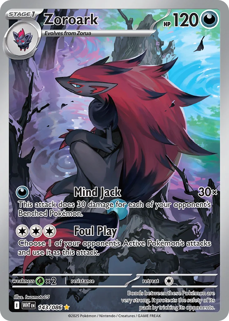 Zoroark 143/086 White Flare (Holo)
