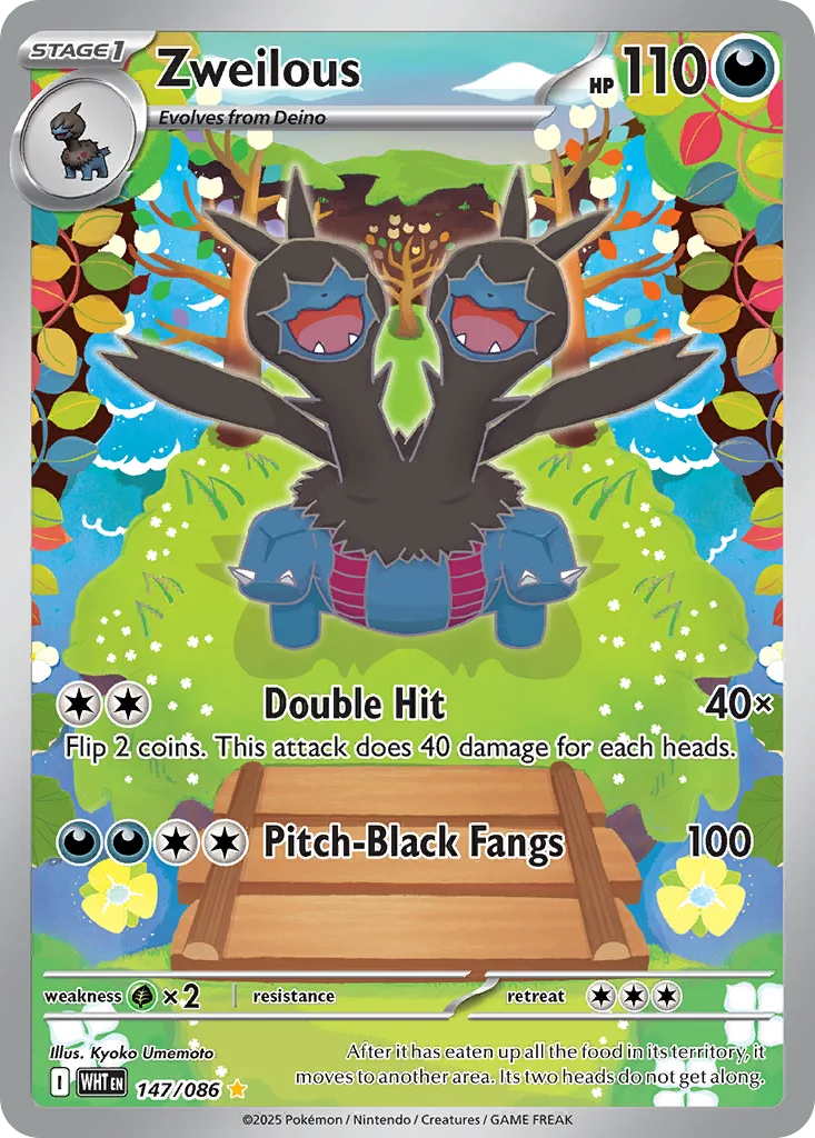 Zweilous 147/086 White Flare (Holo)