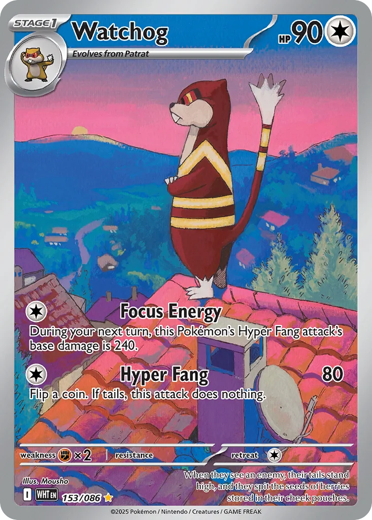 Watchog 153/086 White Flare (Holo)