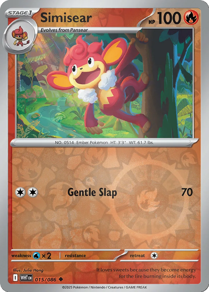 Simisear 015/086 White Flare (Reverse holo)