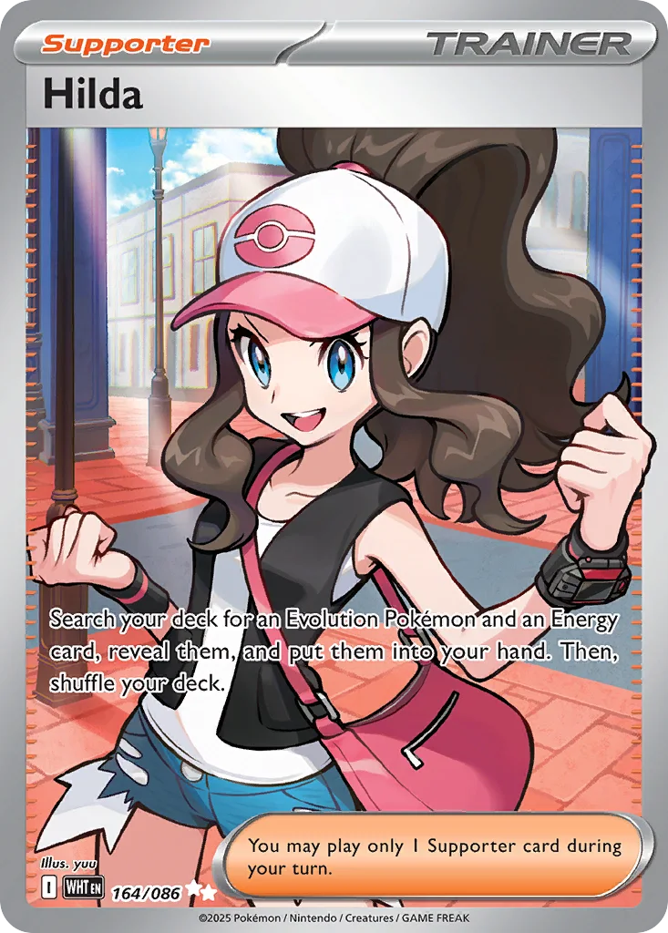 Hilda 164/086 White Flare (Holo)