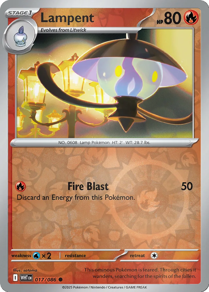 Lampent 017/086 White Flare (Reverse holo)