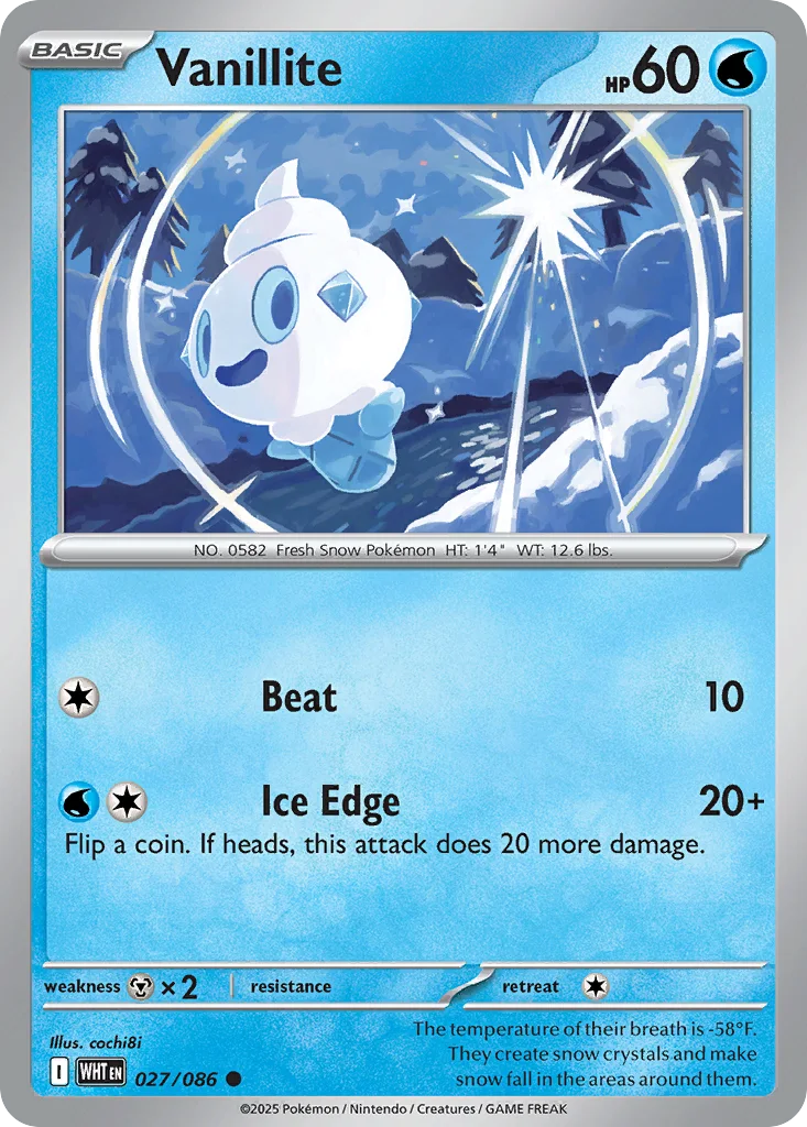 Vanillite 027/086 SV: White Flare (Normal)