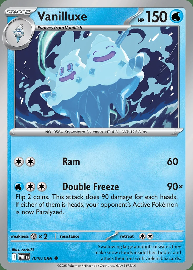 Vanilluxe 029/086 SV: White Flare (Normal)