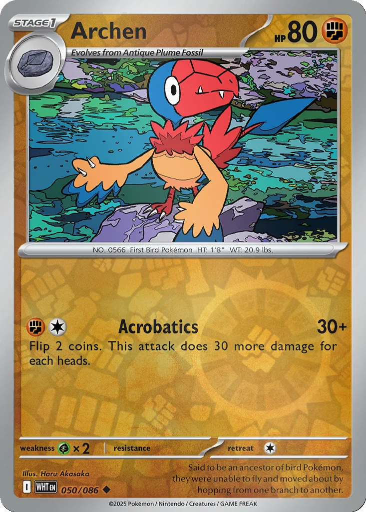 Archen 050/086 White Flare (Reverse holo)