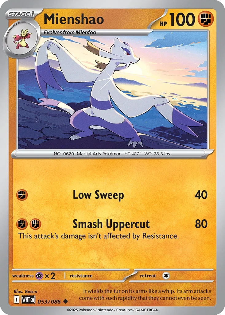 Mienshao 053/086 SV: White Flare (Normal)