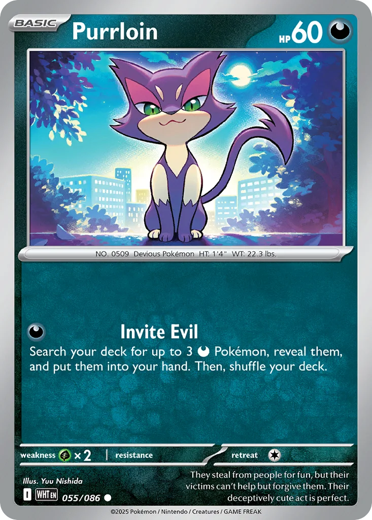 Purrloin 055/086 SV: White Flare (Normal)