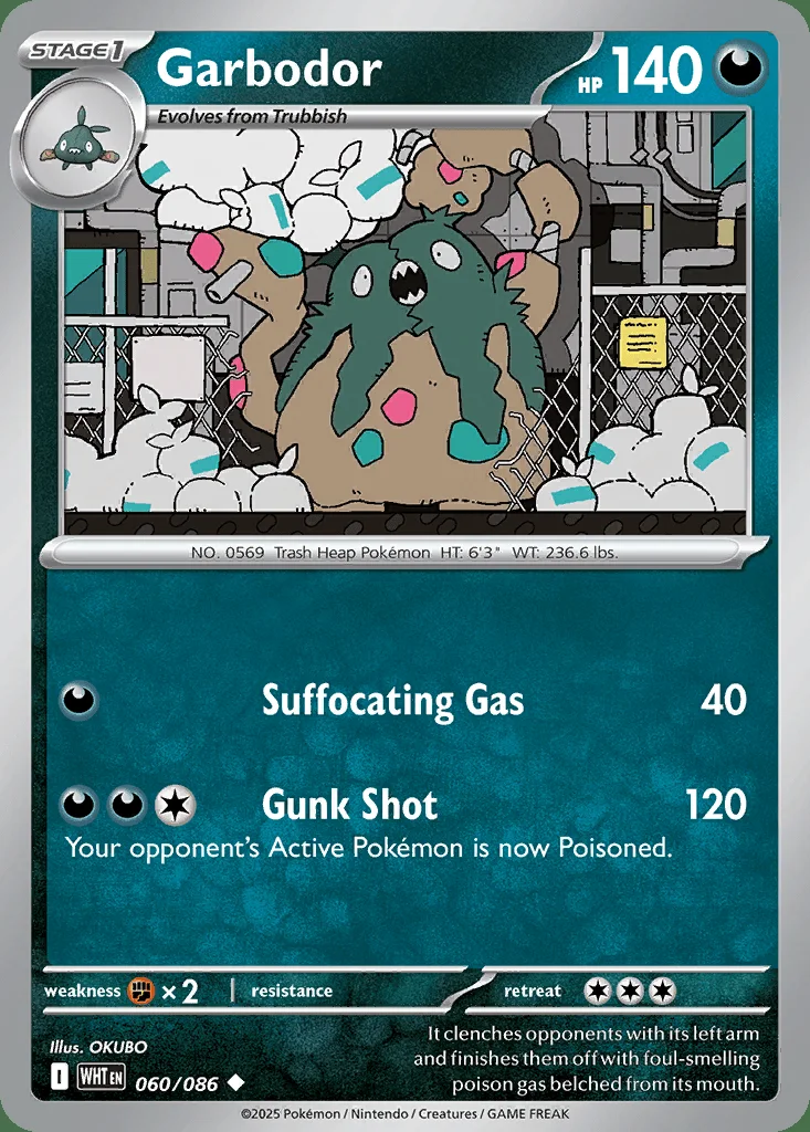 Garbodor 060/086 SV: White Flare (Normal)