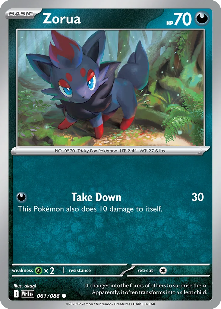 Zorua 061/086 SV: White Flare (Normal)